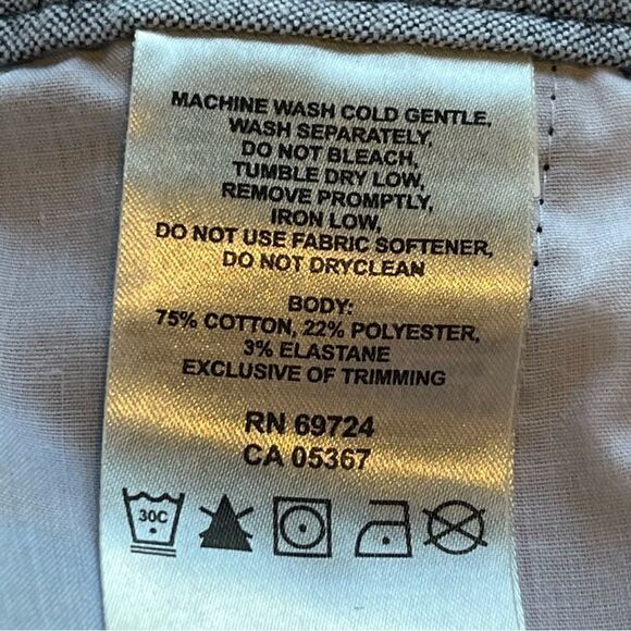 Columbia Men's Shorts Gray and Blue Plaid w/red stripe Size 34X10 - Picture 5 of 11